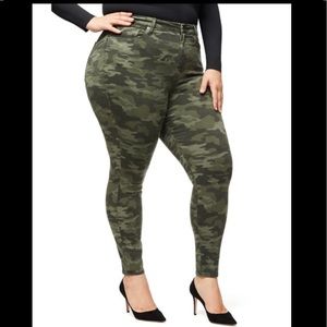 Good American Good Waist Camo NEW WITH TAGS